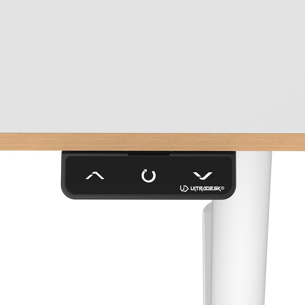 ULTRADESK - Pulsar Kinderschreibtisch Höhenverstellbar - Höhenverstellbarer Schreibtisch - 120x60x55-81cm - Computertisch für 2 Monitore - für