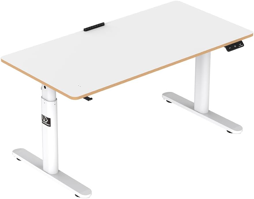 ULTRADESK - Pulsar Kinderschreibtisch Höhenverstellbar - Höhenverstellbarer Schreibtisch - 120x60x55-81cm - Computertisch für 2 Monitore - für