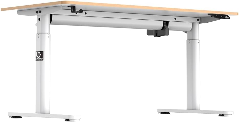 ULTRADESK - Pulsar Kinderschreibtisch Höhenverstellbar - Höhenverstellbarer Schreibtisch - 120x60x55-81cm - Computertisch für 2 Monitore - für