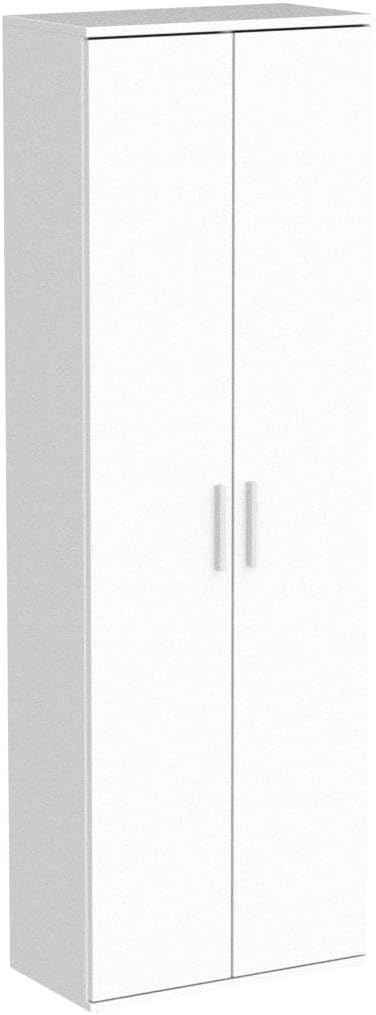 mokebo Mehrzweckschrank Besenschrank (60x180 cm) 'Der Lange' Made in Germany aus Holz auch als Haushaltsschrank Putzschrank Vorratsschrank
