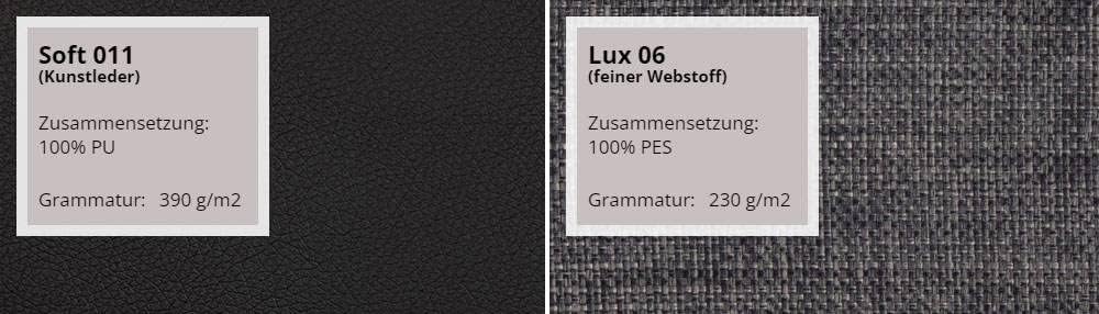Mirjan24 Torezio Bis Ecksofa U-Form mit Schlaffunktion & Bettkasten, Wohnlandschaft mit verstellbaren Kopfstützen