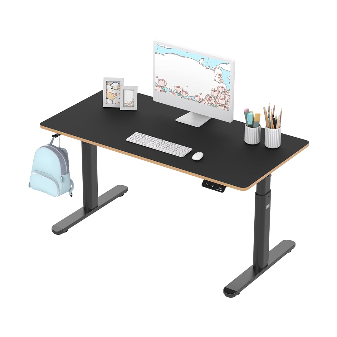 ULTRADESK - Pulsar Kinderschreibtisch Höhenverstellbar - Höhenverstellbarer Schreibtisch - 120x60x55-81cm - Computertisch für 2 Monitore - für