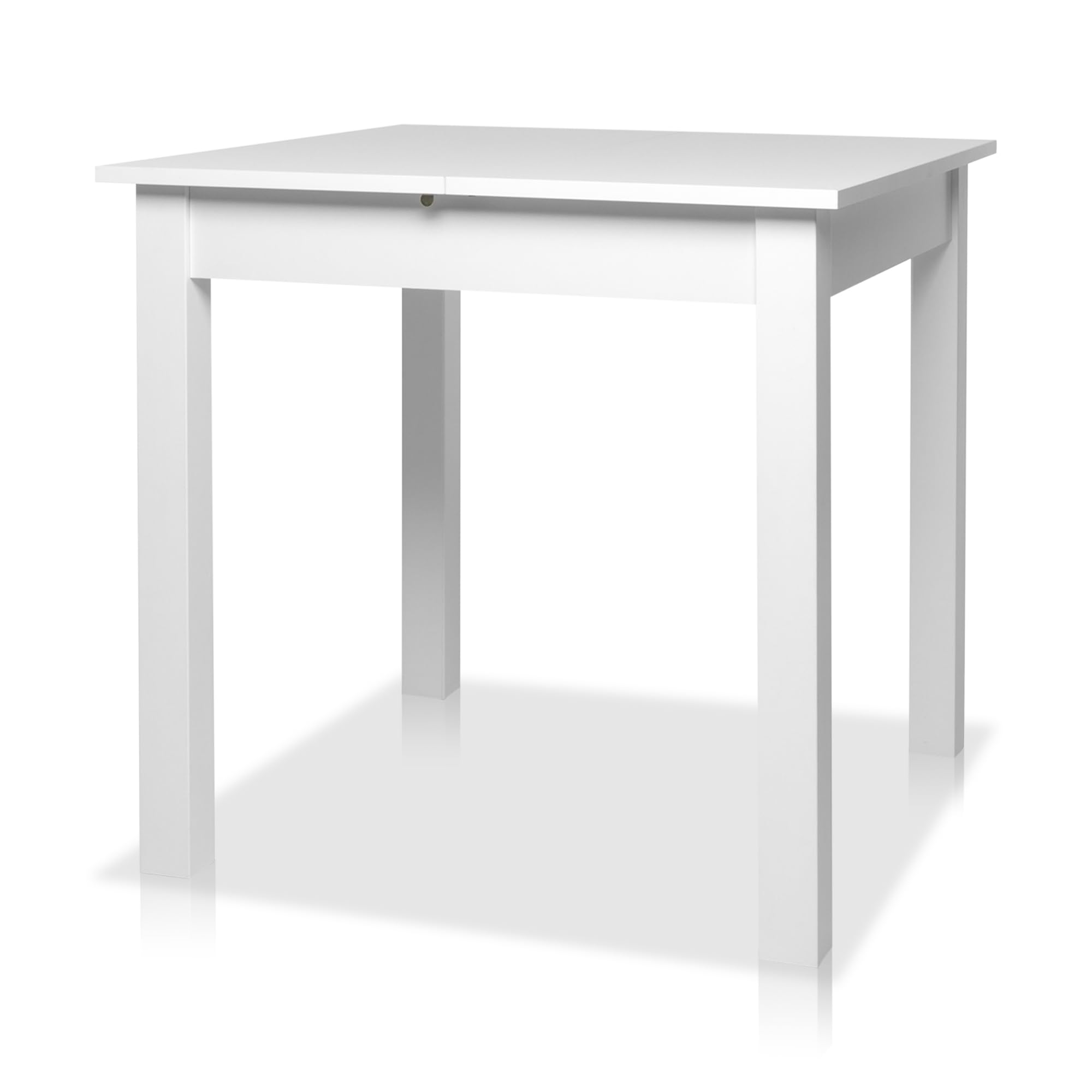 smart Esstisch 140x80 cm Asteiche, Küchentisch ausziehbar bis 180 cm, Esszimmertisch aus Holzwerkstoff inkl. erweiterbare Auszugsplatte, moderner