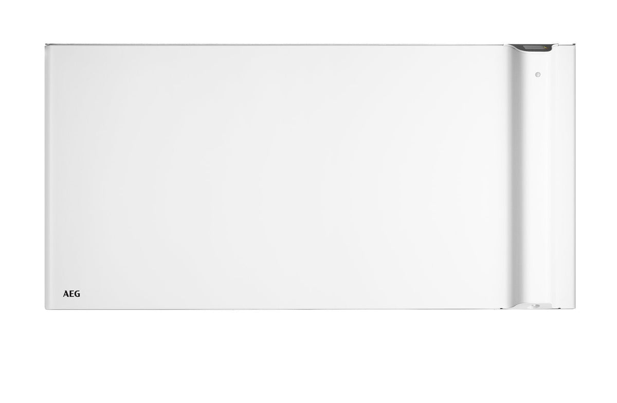 AEG Wandkonvektor WKL 1505 für ca. 15 m², 1500 W, 5-30 °C, wandhängend, LC-Display, Wochentimer, Metall, Ökodesign 2018, 236534