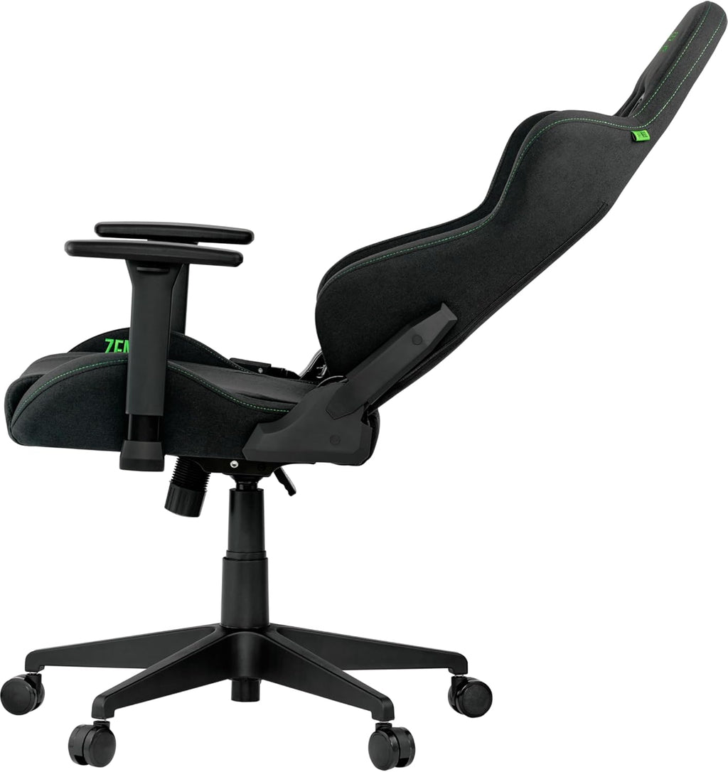 Razer TAROK Essentials X Gaming Stuhl Stoff Schwarz, ergonomischer Gaming Chair mit Armlehnen & Kopfstütze