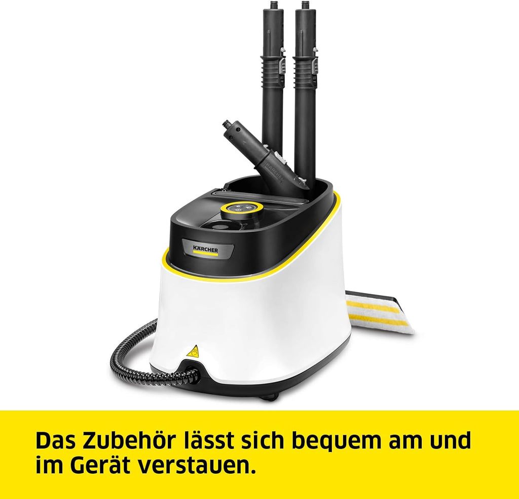 Kärcher Dampfreiniger SC 3 Deluxe, Dampfdruck: 3,5 bar, Aufheizzeit: 30 s, Leistung: 1.900 W, Flächenleistung: 75 m², Tank: 1 l, mit