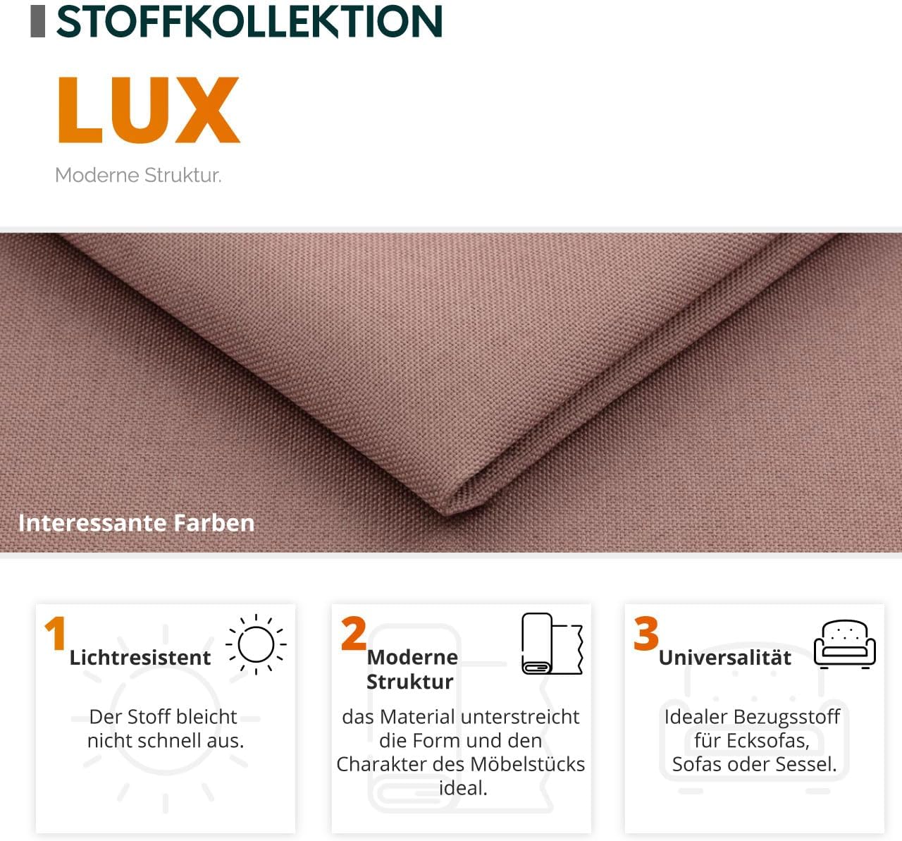 Mirjan24 Torezio Bis Ecksofa U-Form mit Schlaffunktion & Bettkasten, Wohnlandschaft mit verstellbaren Kopfstützen