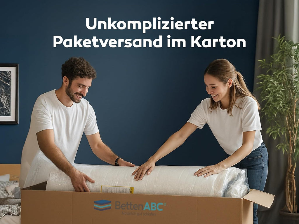 BettenABC KSP-500 Matratze 140x200 cm H3 – 7-Zonen Kaltschaummatratze 16 cm, hypoallergen & antibakteriell, OEKO-TEX, waschbarer Bezug