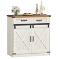Hzuaneri Sideboard, Buffetschrank mit 2 Schublade, 4 Türen