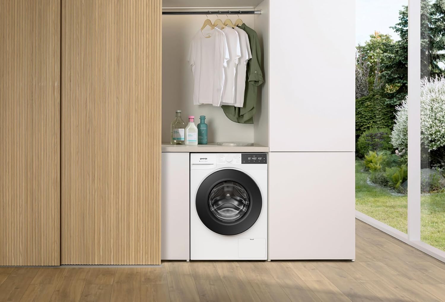 Gorenje WGAM474A Waschmaschine mit Dampffunktion /7 KG /1400 U-Min/ConnectLife /15 Programme/UltraClean/EasyDosing/SteamTech/Inverter PowerDrive /20%