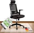 Königwerk Bodenschutzmatte Bürostuhl 90 x 120 cm milchweiß, rutschfest
