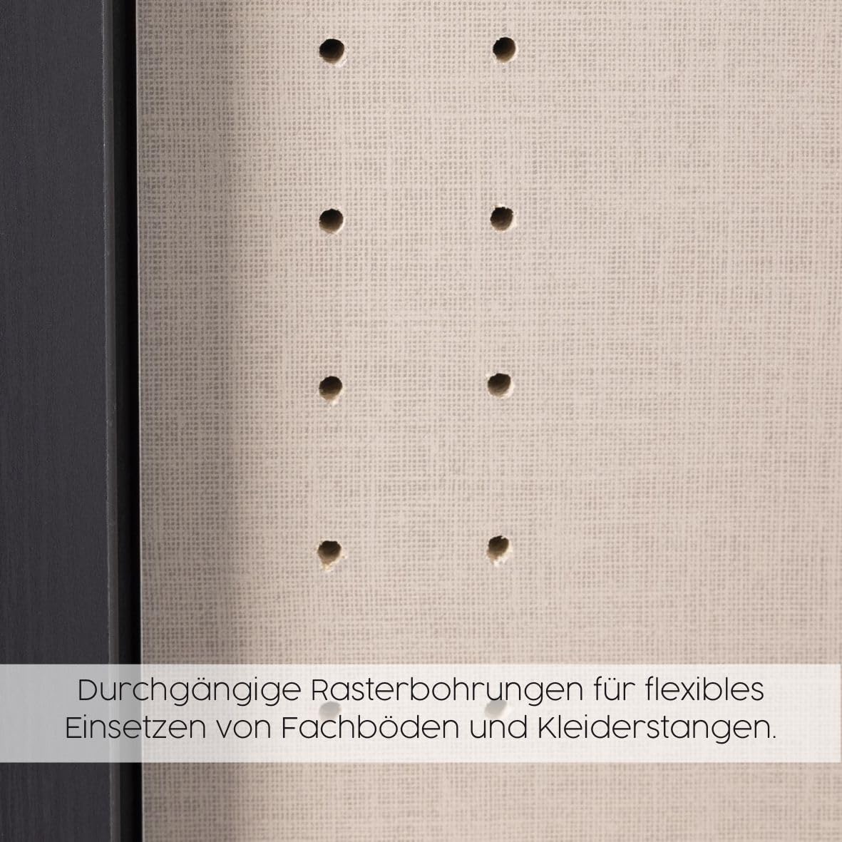Rauch Möbel Celle Kleiderschrank Weiß Hochglanz, 3-türiger Drehtürenschrank mit 6 Schubladen, Kleiderschrank für Schlafzimmer