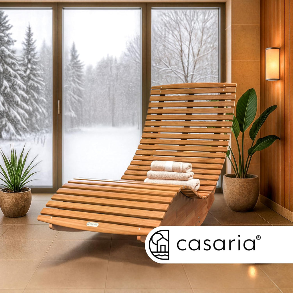 Casaria 2er Sonnenliegen Set Akazienholz FSC® – Klappbare Gartenliegen Braun, Relaxliegen bis 160 kg, 195 × 60 cm