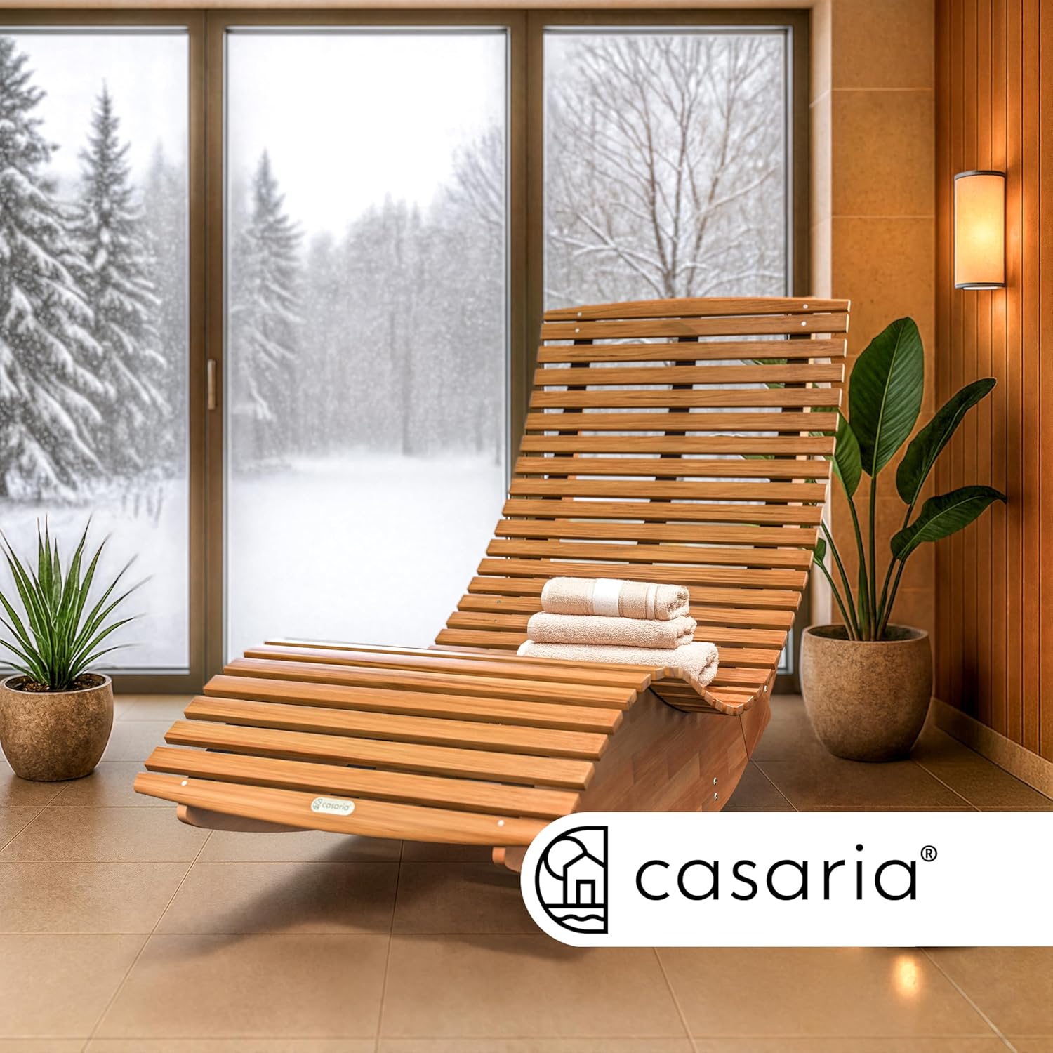 Casaria 2er Sonnenliegen Set Akazienholz FSC® – Klappbare Gartenliegen Braun, Relaxliegen bis 160 kg, 195 × 60 cm