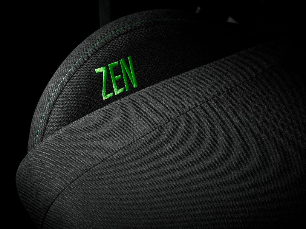 Razer TAROK Essentials X Gaming Stuhl Stoff Schwarz, ergonomischer Gaming Chair mit Armlehnen & Kopfstütze