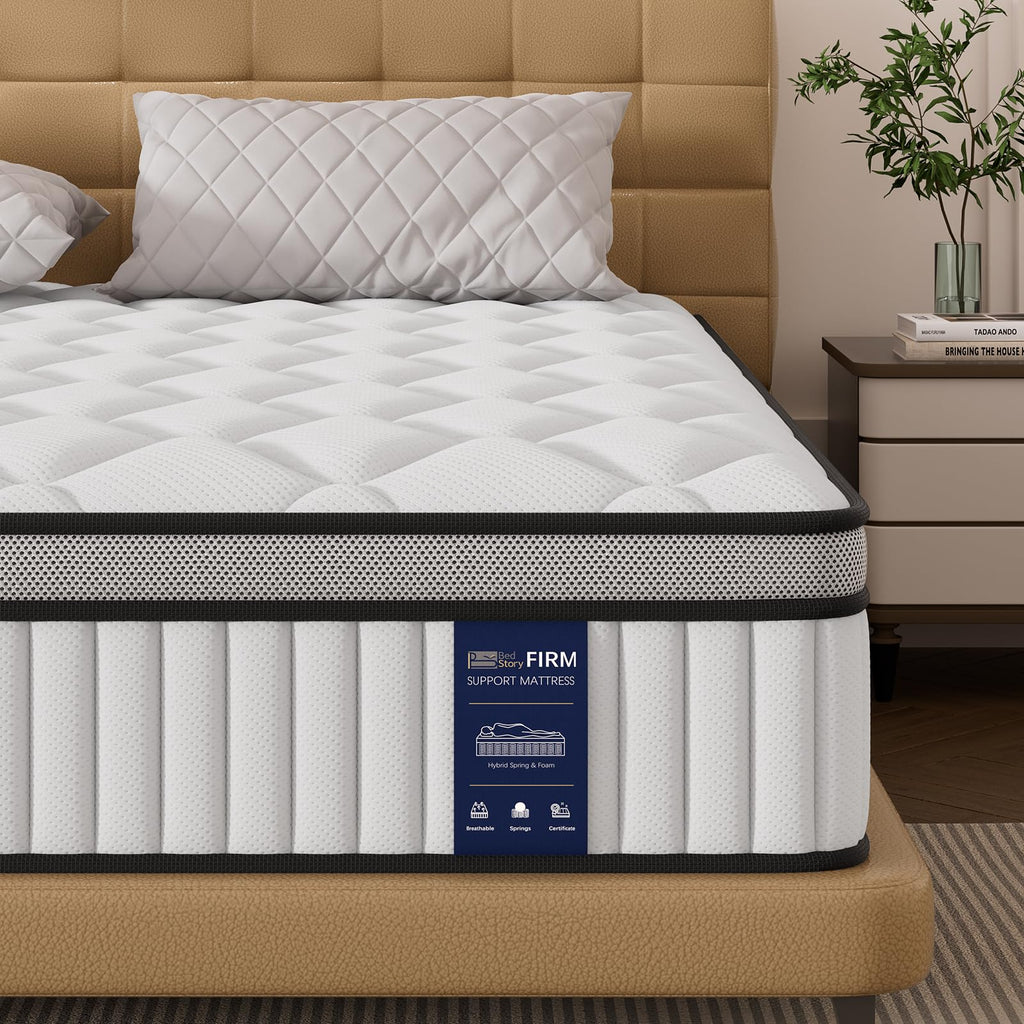 BedStory Matratze 160x200cm,Federkernmatratze H3 Höhe 20cm Taschenfederkernmatratze Mittelfeste Orthopädischem,Öko-Tex Zertifiziert, Matratze für