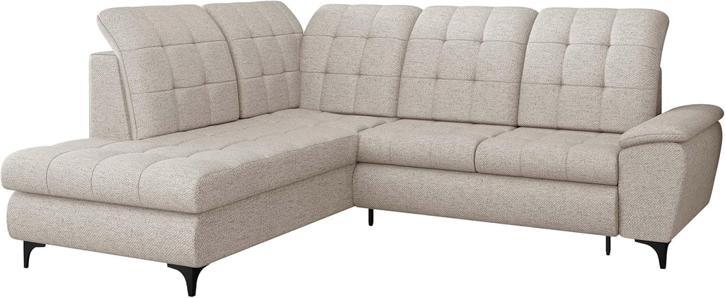Mirjan24 Ferulk Ecksofa L-Form mit Schlaffunktion & Bettkasten, 4-Sitzer Schlafsofa für Wohnzimmer, modern