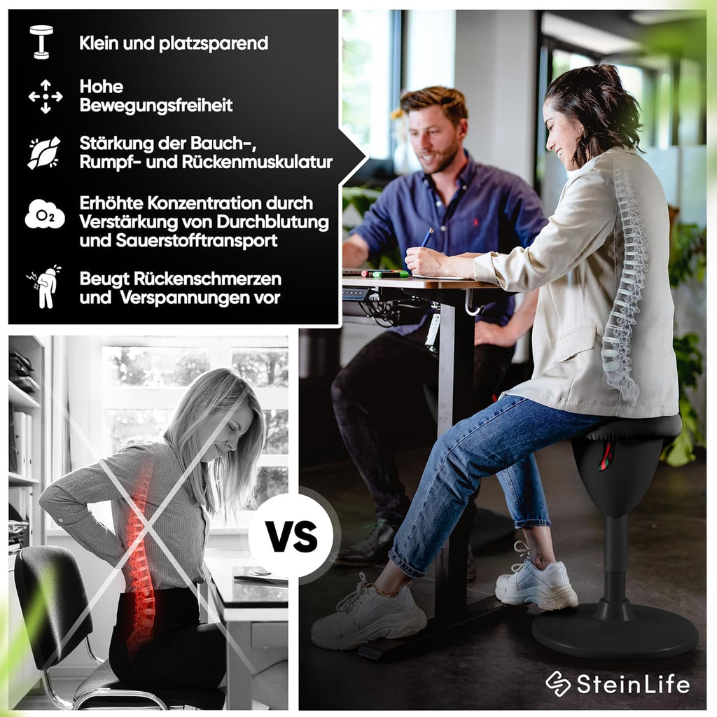 Bürohocker Ergonomisch Sitzhocker Höhenverstellbar