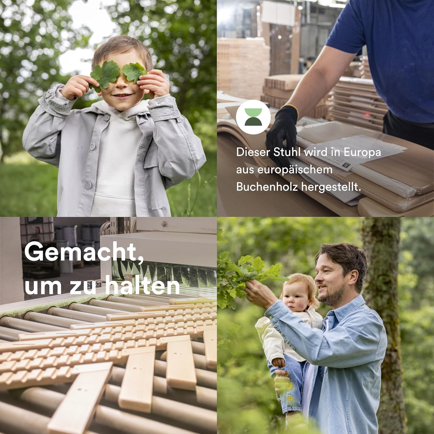Stokke Tripp Trapp Hochstuhl Weiß mit Baby Set2, mitwachsender Kinderhochstuhl aus Buchenholz, verstellbar