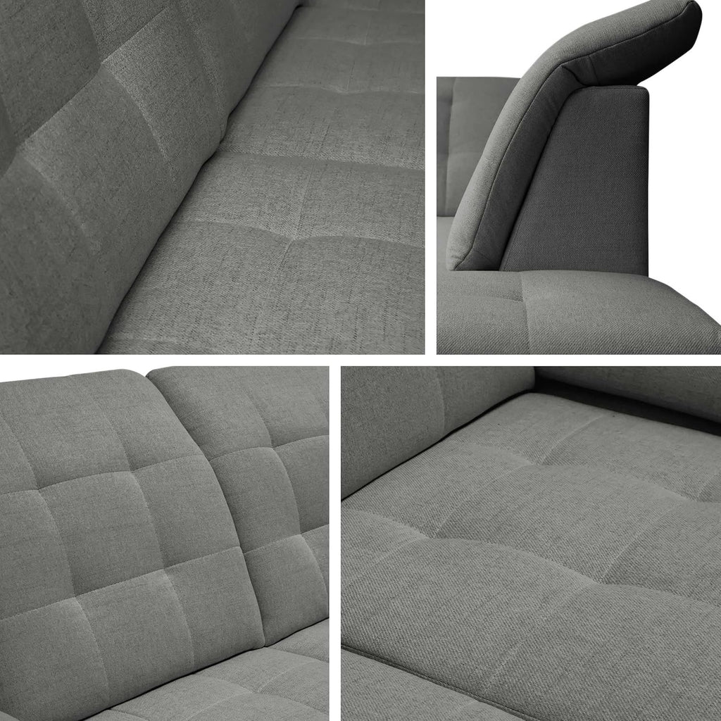 Mirjan24 Ferulk Ecksofa L-Form mit Schlaffunktion & Bettkasten, 4-Sitzer Schlafsofa für Wohnzimmer, modern