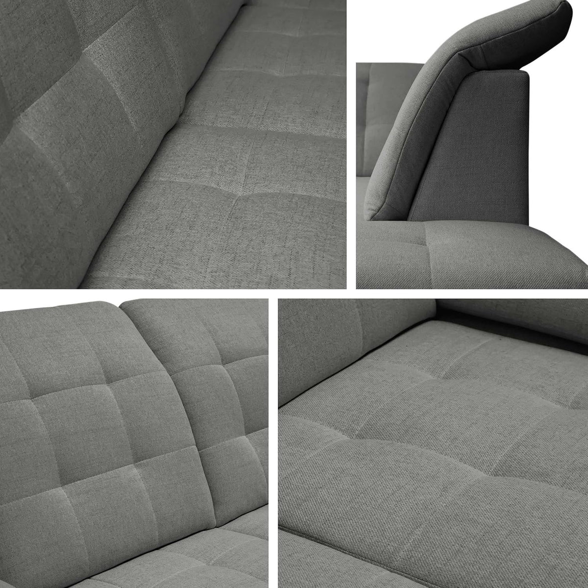 Mirjan24 Ferulk Ecksofa L-Form mit Schlaffunktion & Bettkasten, 4-Sitzer Schlafsofa für Wohnzimmer, modern